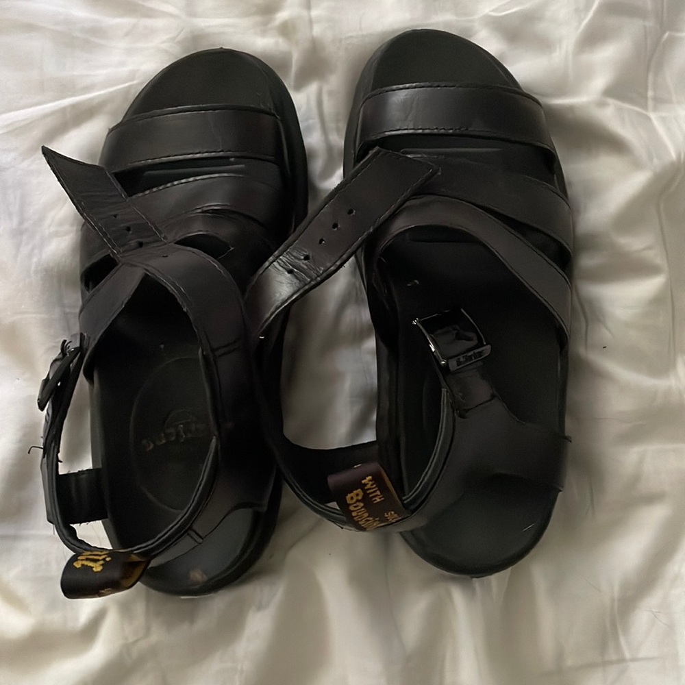 Dr. Martens Black Sandals